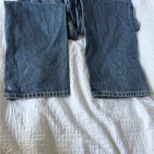 Zara Blue Straight Jeans Classic Denim Style